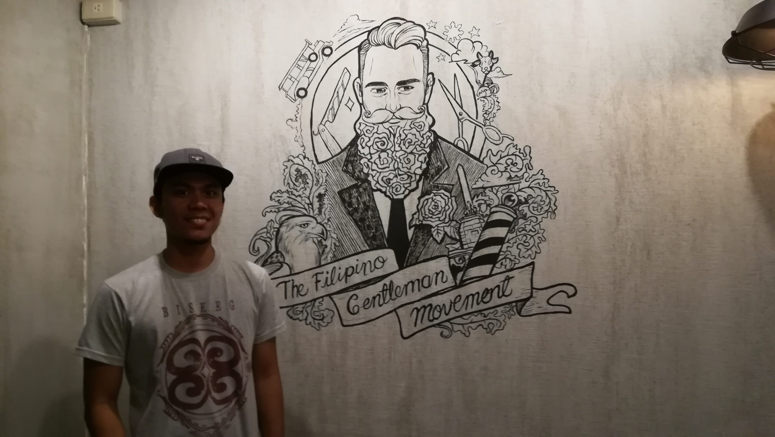 “The Filipino Gentleman” Mural by Mel Casipit