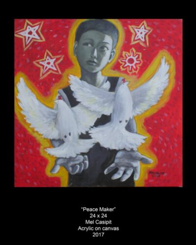 Peace Maker (2017) painting by Mel Casipit